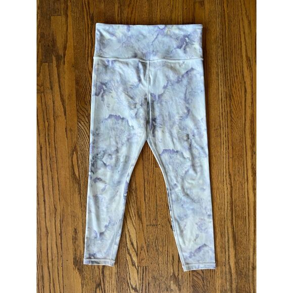 ATHLETA Elation Snow Dye 7/8 Tight Leggings Women's Size Medium - Picture 2 of 8